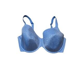 WACOAL Womens Bra size 34G; Light Blue Satin; Underwire
